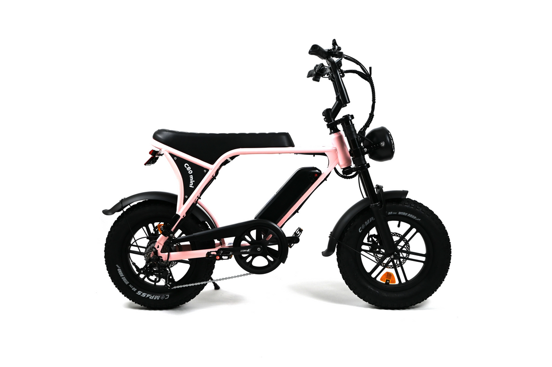 OUXI C80 - Mini fatbike - Roze