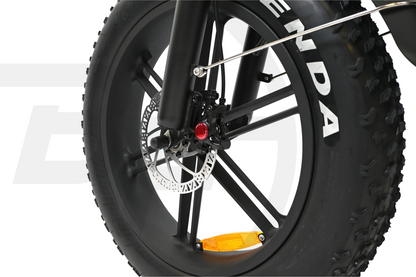 OUXI H9 4.0  - FATBIKE - ZWART